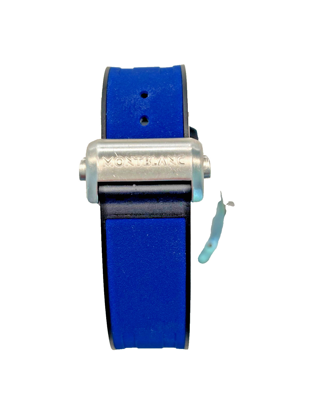 Montblanc Men’s Watch 129370 Iced Sea 1858 Automatic Blue Dial Rubber Band