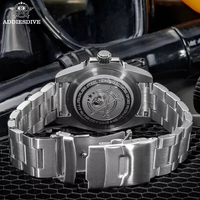 41MM Addiesdive Quartz Diver 200M Waterproof Men’s Watch Ceramic Luminous Steel