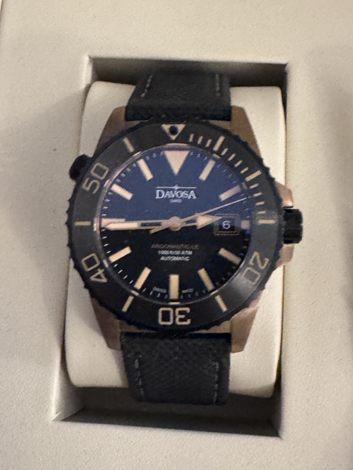 DAVOSA Swiss Made Argonautic Bronze Ltd Edition No 72/300 – 42mm, Sapphire, 300m