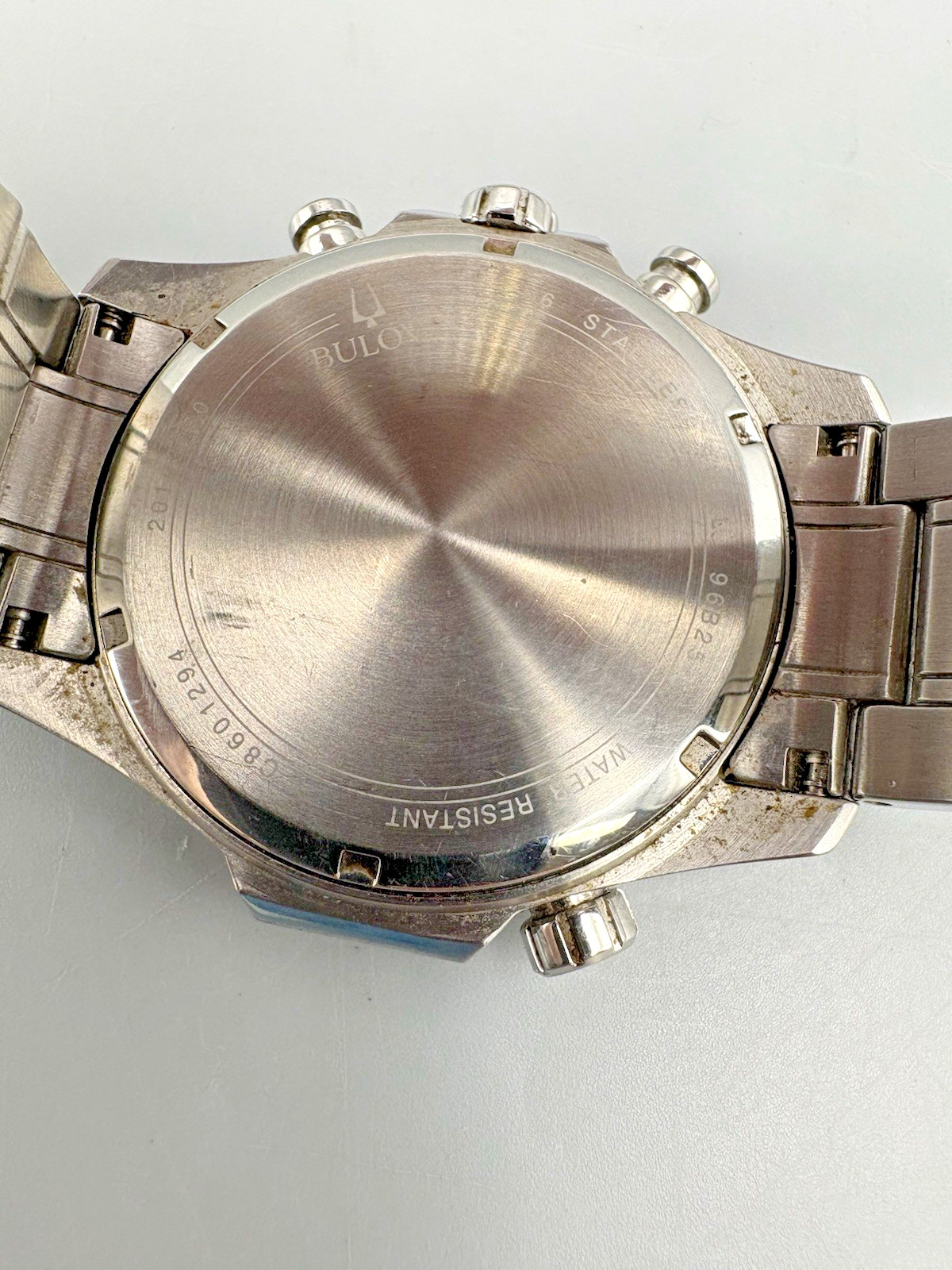 Bulova Marine Star C8601294 Men’s Watch 45mm Quartz *Pre Owned* FREE SHIPPING