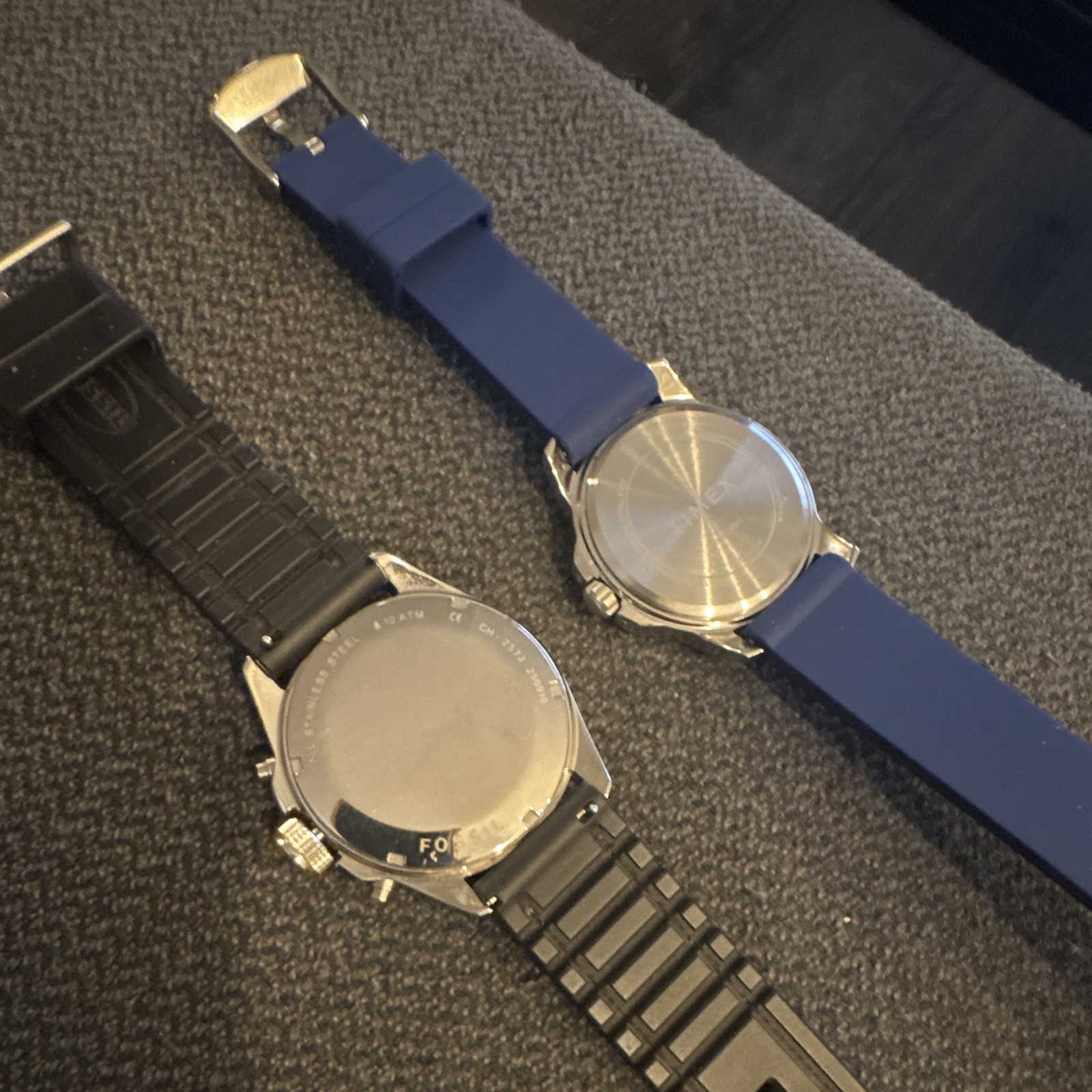 Bundle deal. Fossil chrono + Blue Timex expedition