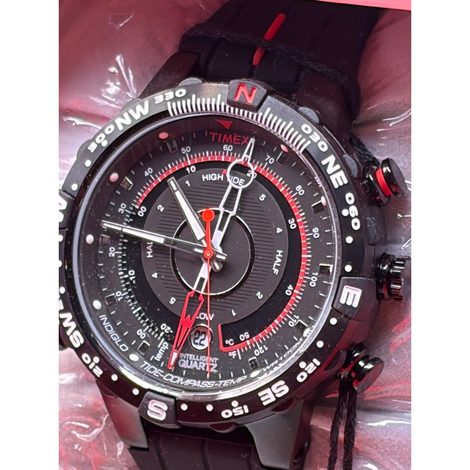 Timex Intelligent Quartz Tide-Temp-CompassModel number T2N720