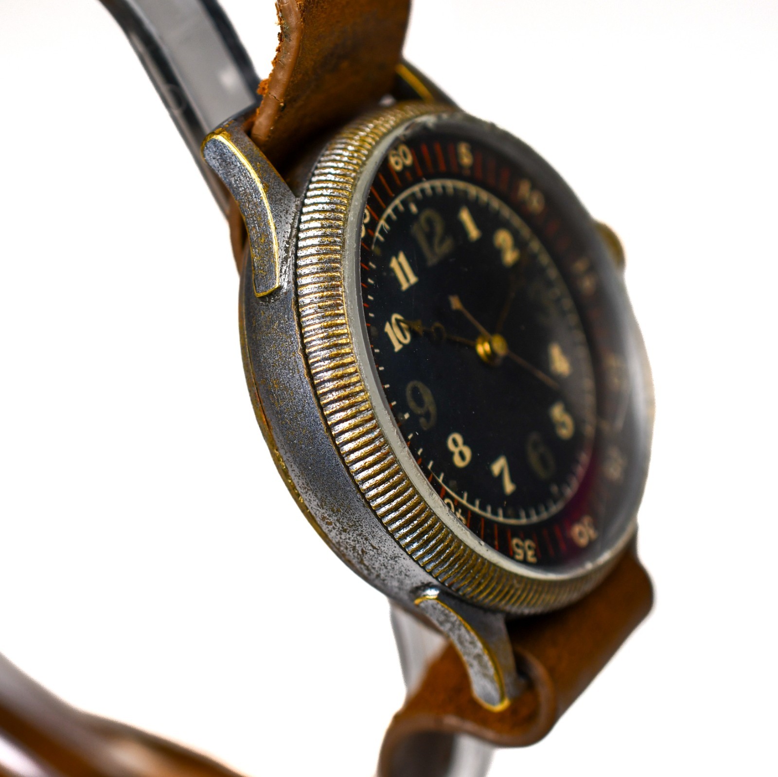 Seikosha Tensoku 1940’s Japanese Military Issued Pilot Aviator 48mm Manual Wind