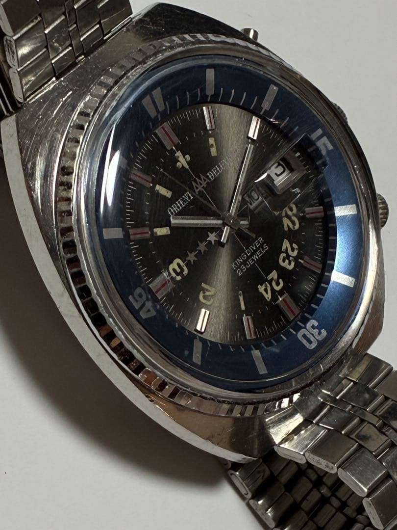 Orient AAA King Diver Automatic Mens Vintage Watch Rotating Inner Bezel