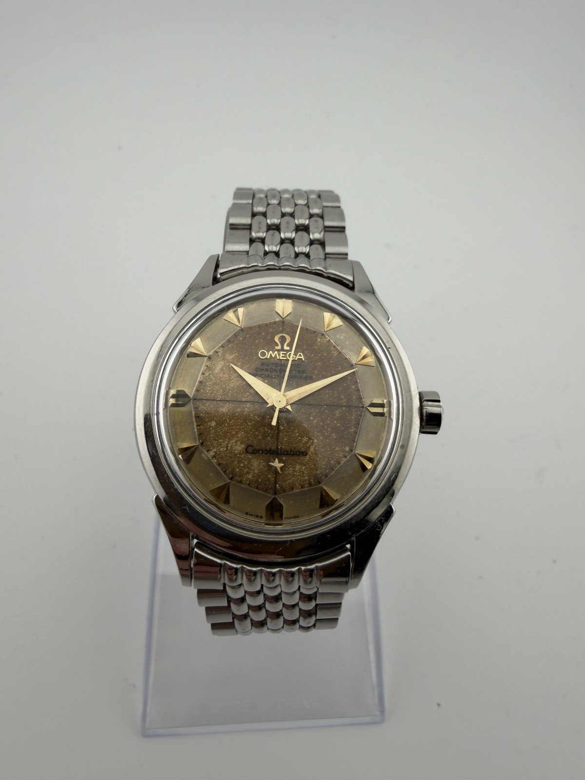 Newly Restored OMEGA Constellation Cal 551 Watch 167.005 w/sunburn patina
