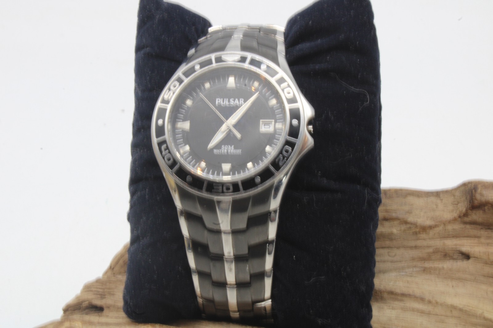 PULSAR QUARTZ MEN’S DIVER WRIST WATCH 42.1mm 13.4mm LUG FOR REPAIR (DR3)