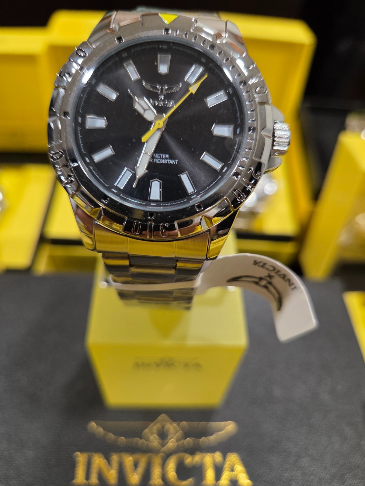 Invicta Specialty I by Invicta Men’s Watch – 42mm 69040 Silver W/Black Dial New!