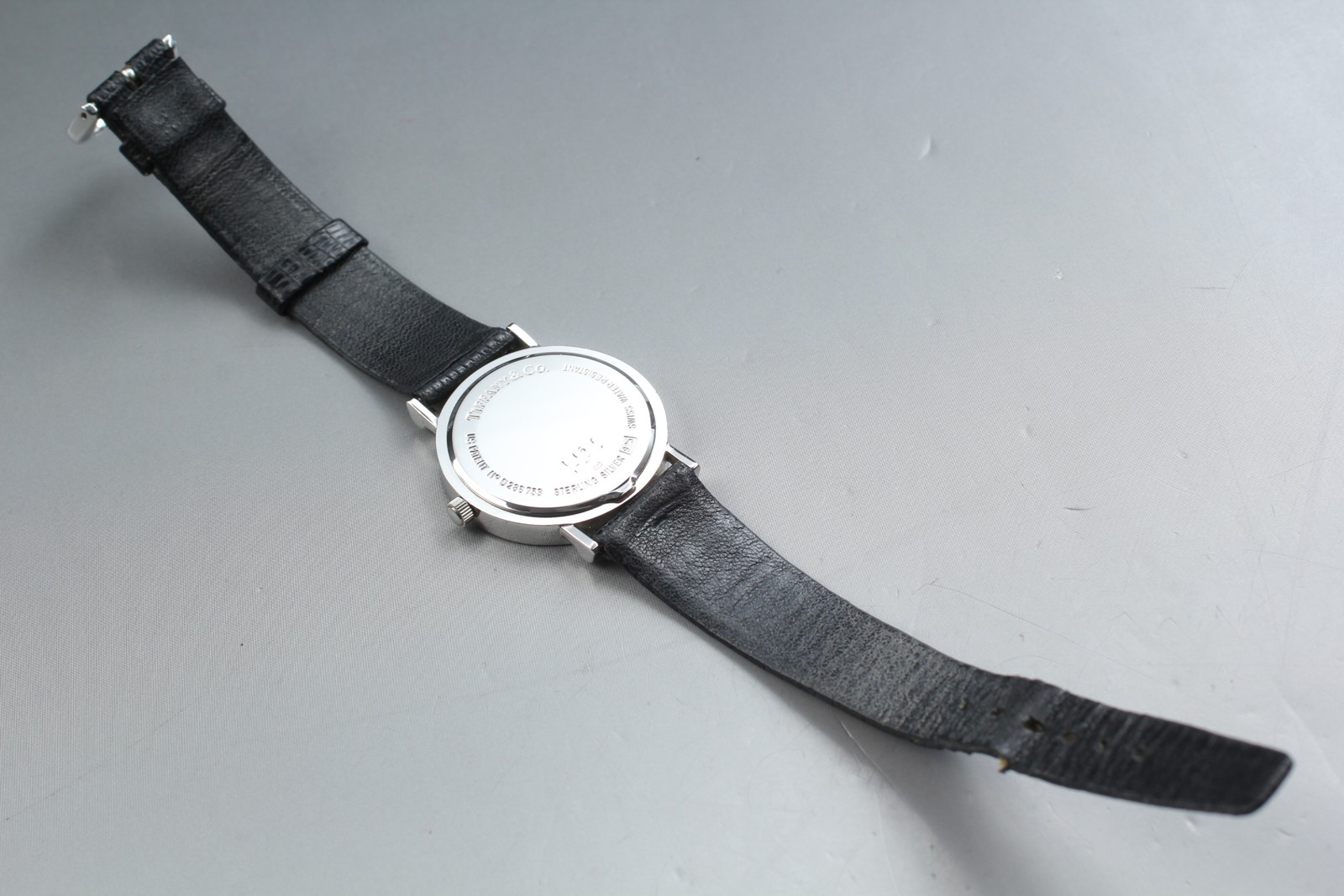 TIFFANY&CO Vintage Atlas M0640 Sterling Silver Men’s Watch 31mm New Battery