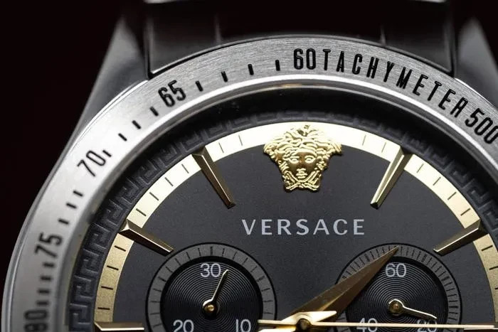 Versace Chrono Classic VEV700419 Men’s Swiss Quartz Brown Dial Sapphire Watch 44