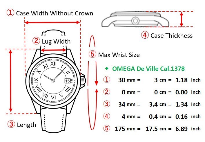 [Exc+5 w/Paper] OMEGA De Ville Cal.1378 Vintage 1989 Quartz Roman Men’s Watch