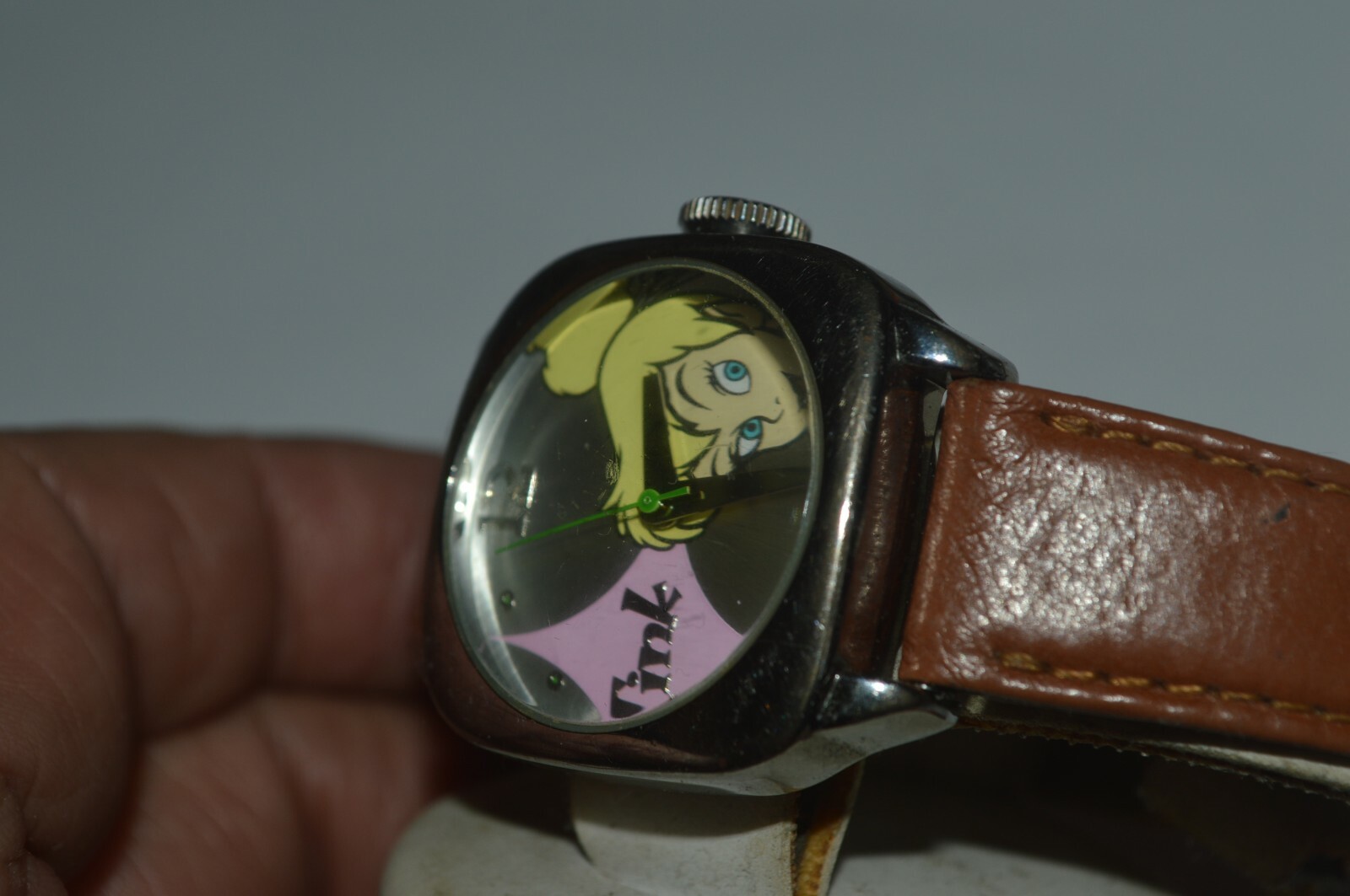 Tinkerbell Disney Watch Model MU1349 SIIO Quartz Unisex 30mm Vintage Works Fine