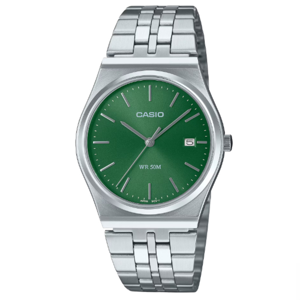 Casio MTP-B145D-3A Green 35mm Quartz Stainless Steel Men’s Watch