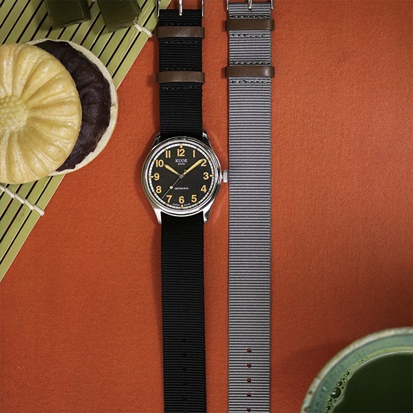 KUOE KYOTO OLD SMITH 90-002 TiCTAC Limited tt-os90002-bk-large-nato-bk-gr