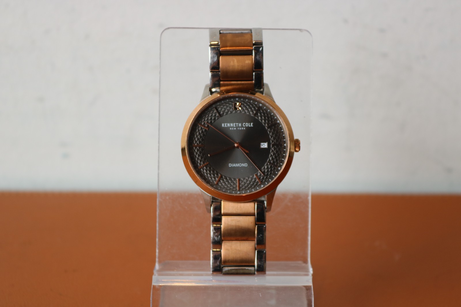 Kenneth Cole Two-Tone Diamond Collection Stainless Steel Watch