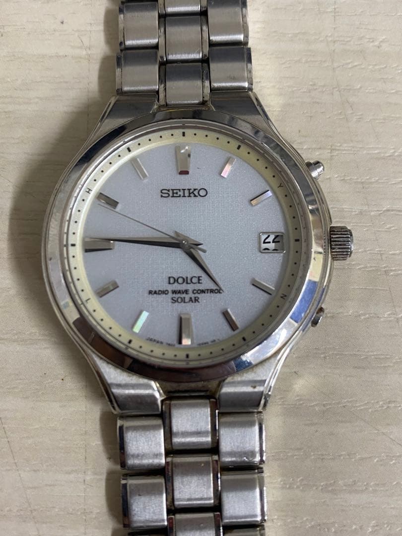 【WR】SEIKO DOLCE 7B22-0AK0 Date Solar