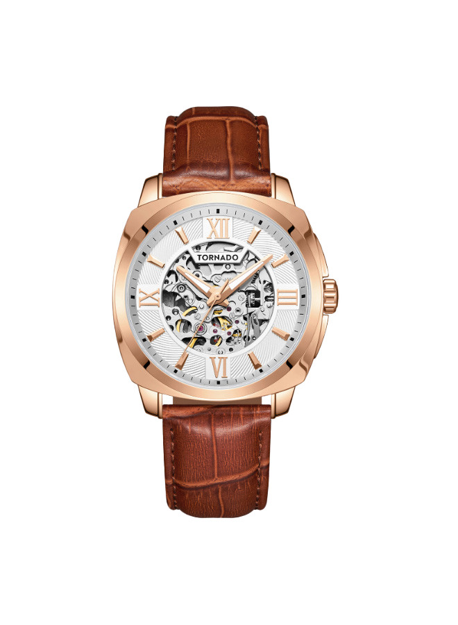 Tornado Autonova Men’s Automatic Watch | White Dial, 42mm, 100 m (10 ATM)