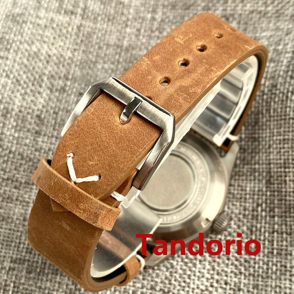 39mm Titanium Pilot Sapphire Glass 20ATM Diver NH35A PT5000 Automatic Men Watch