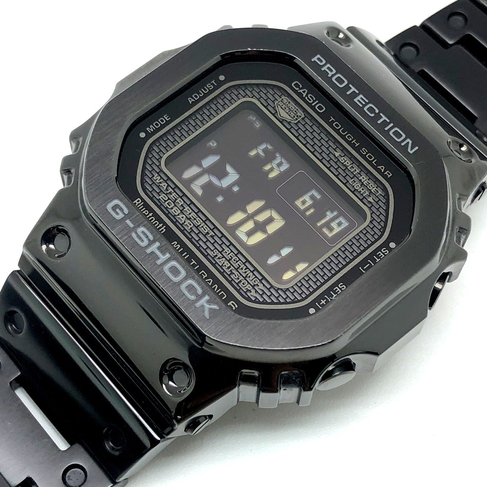 G SHOCK G SHOCK GMW B5000GD 1 Full Metal Black IP Radio Solar High Brightness LE