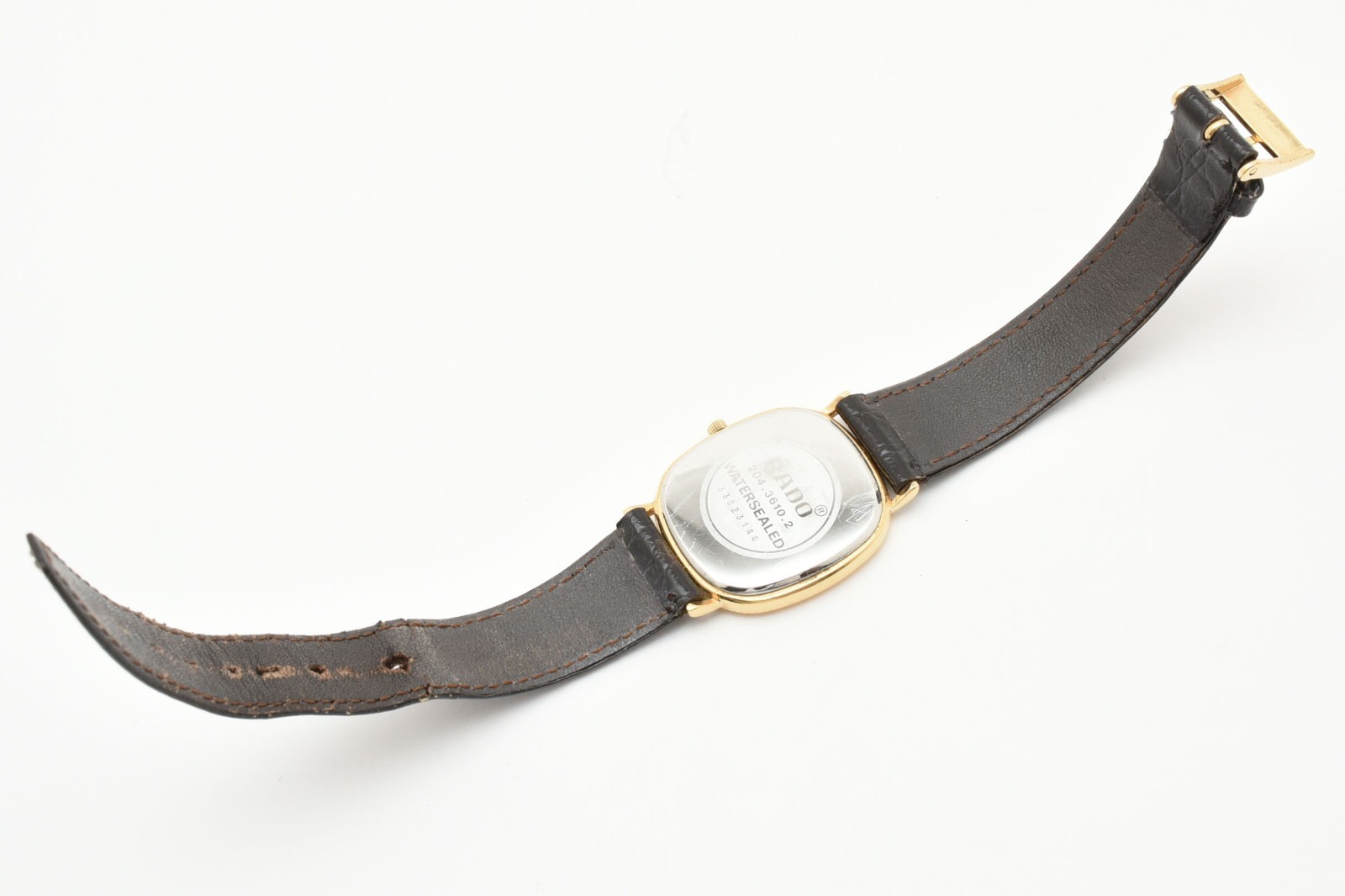 [EXC+4] Vintage Rado 204.3610.2 Gold Dial Quartz Unisex Adults Watch From JAPAN