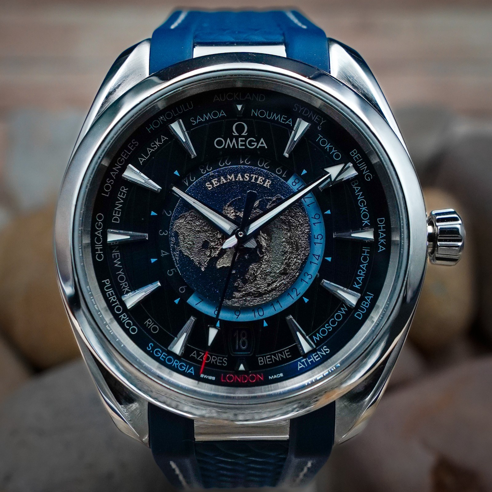 2023 Omega Seamaster Aqua Terra Worldtimer 220.12.43.22.03.001 Full Set