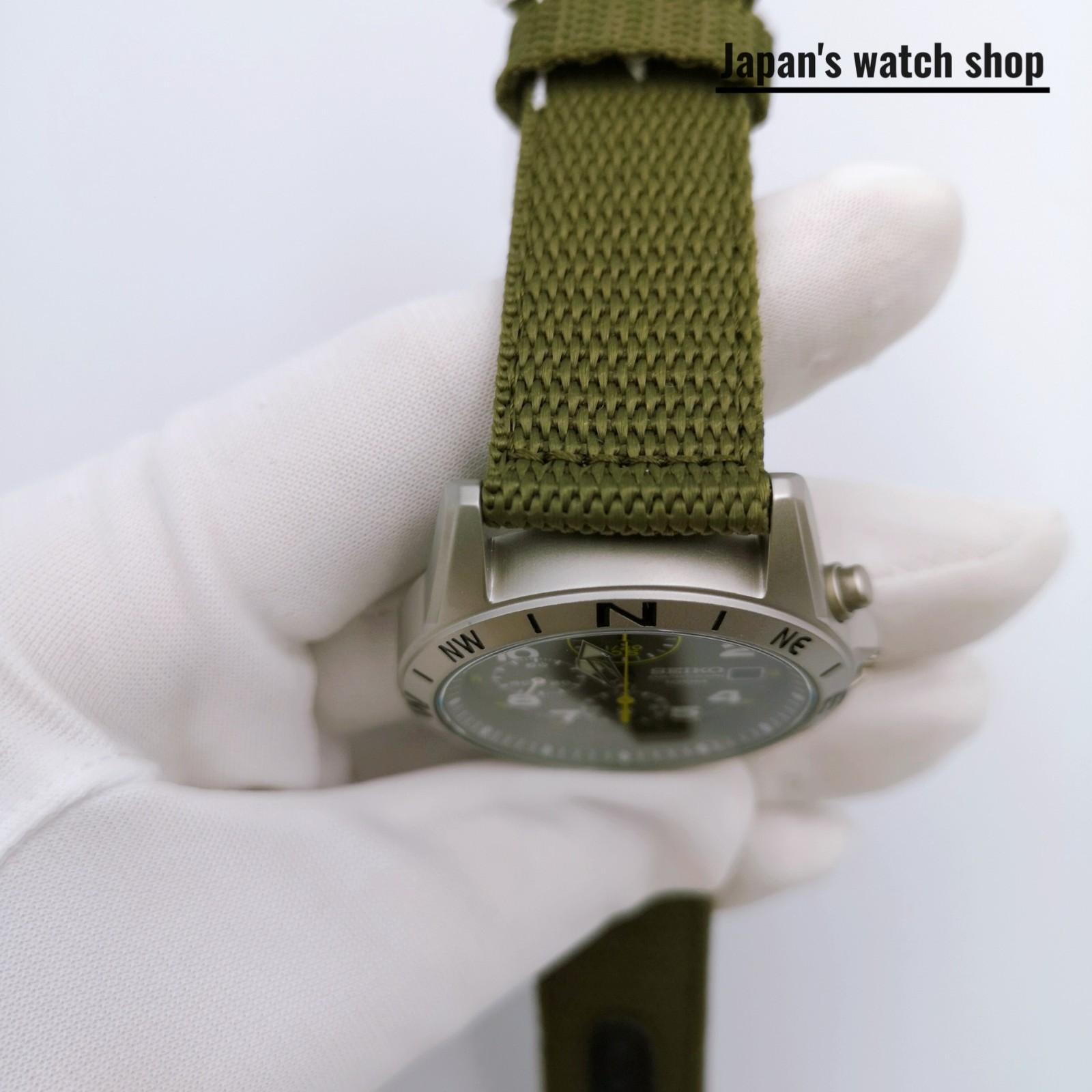 SEIKO SND377R Green Chronograph Men’s Watch New in Box