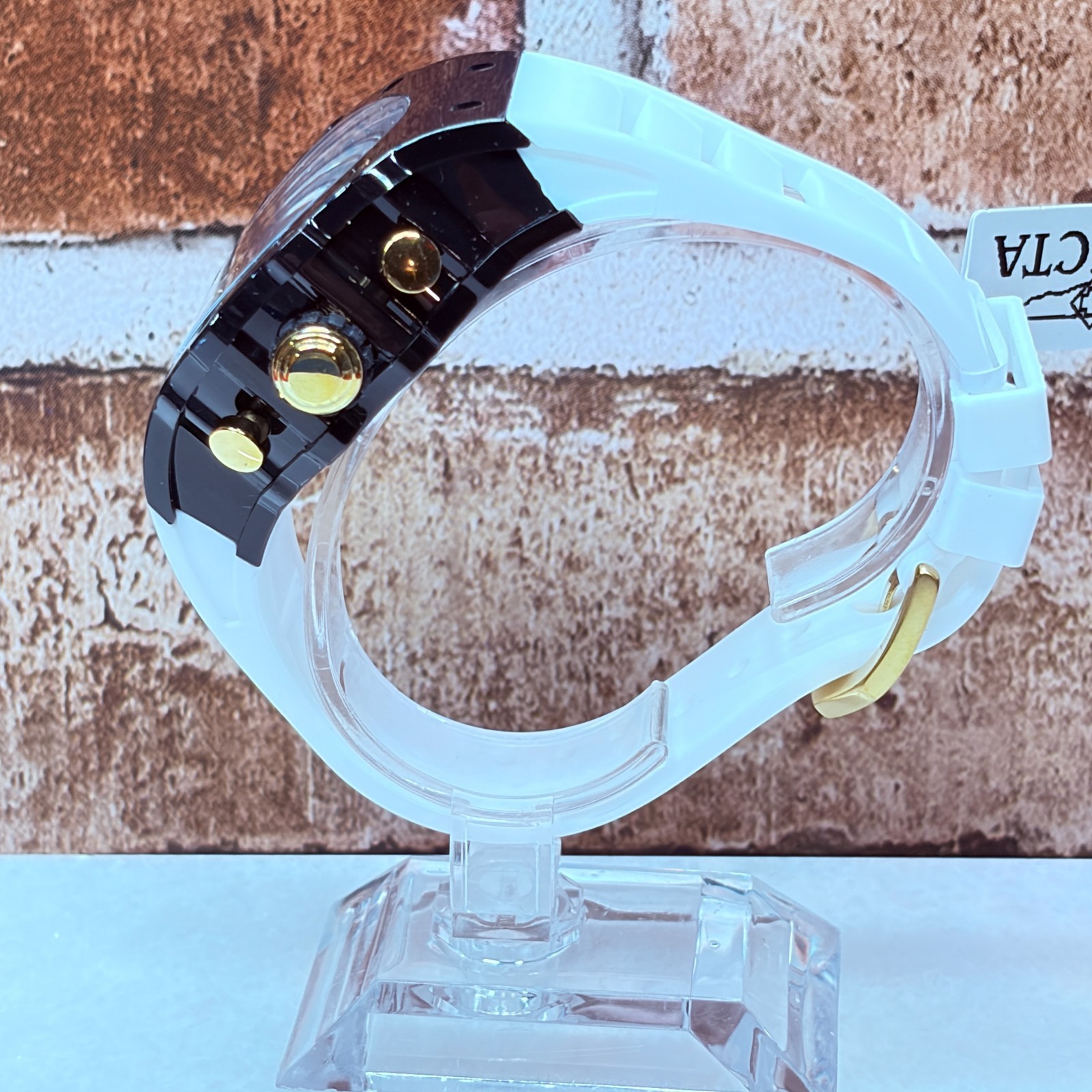 Invicta Racing Vaulthan Men’s Watch 44mm White/Black (69653) – Brand New