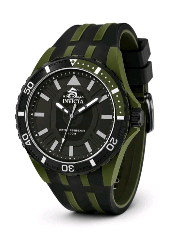 New Flame Infused Crystal Pro Dive Luminescent 100M 44MM SubAqua SportsWatch