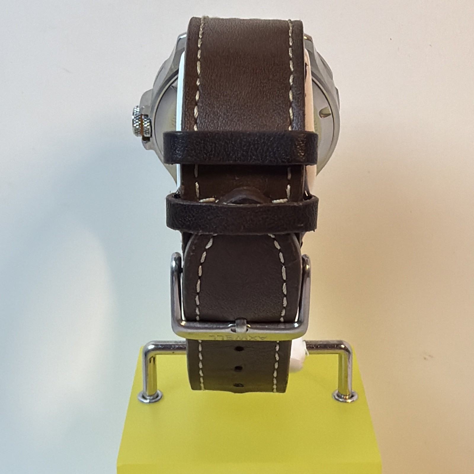 Axwell Blazer Leather Strap Watch – Brown/Navy + Additional Blue Leather Strap!!
