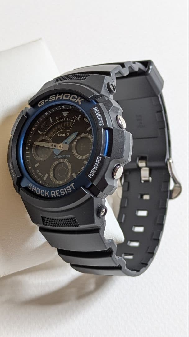 CASIO G-SHOCK AW-591-2AJF World Time LED Light 20 Bar Water Resistant From Japan