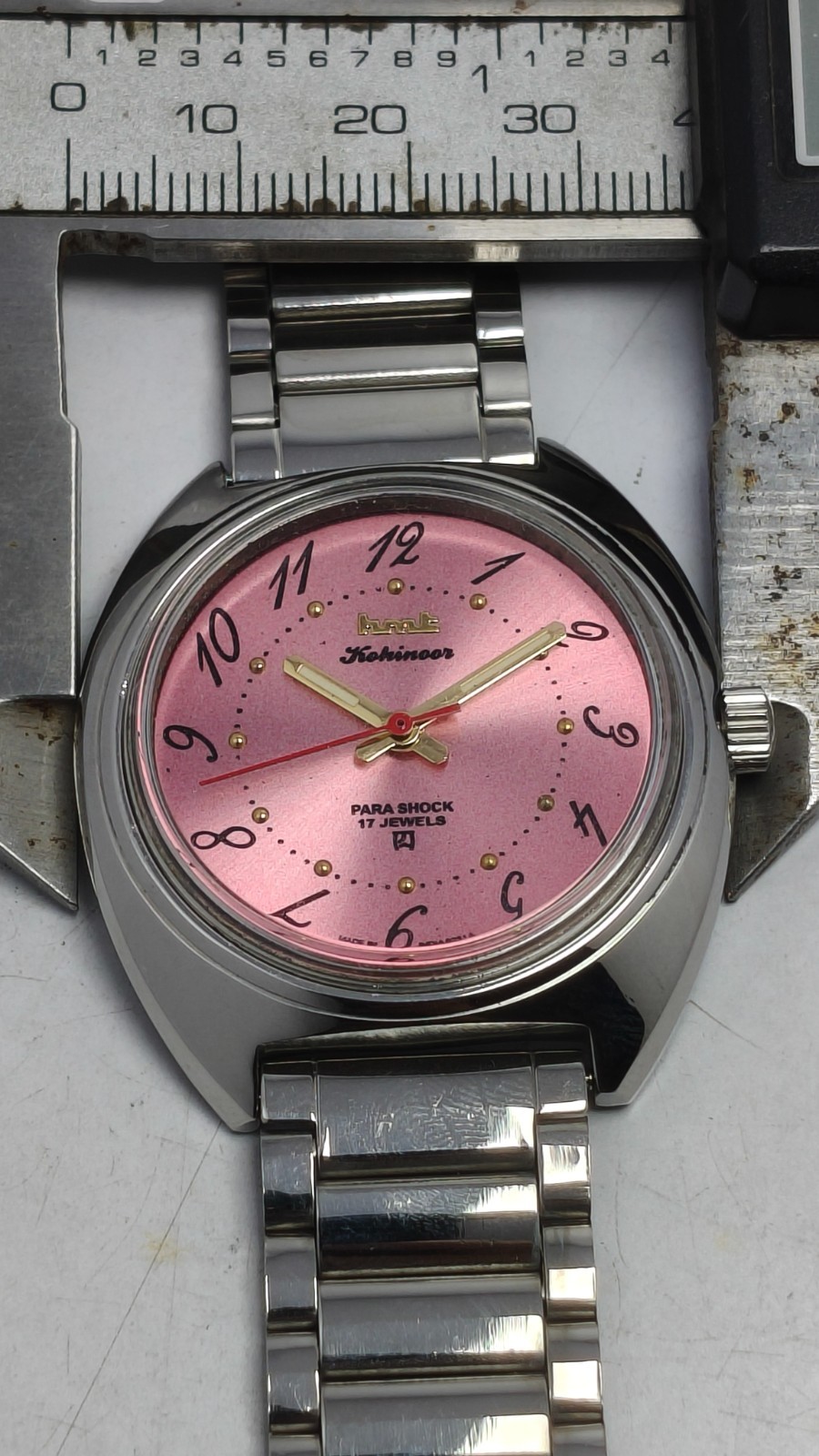 HMT Kohinoor 17 Jewels Hand Winding Wrist Watch For Men’s In Working Condition