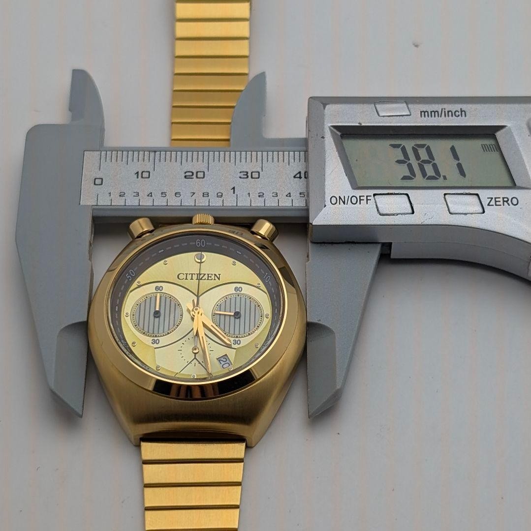 Citizen Star Wars C-3PO Gold Chronograph Watch Japan Quartz 071213