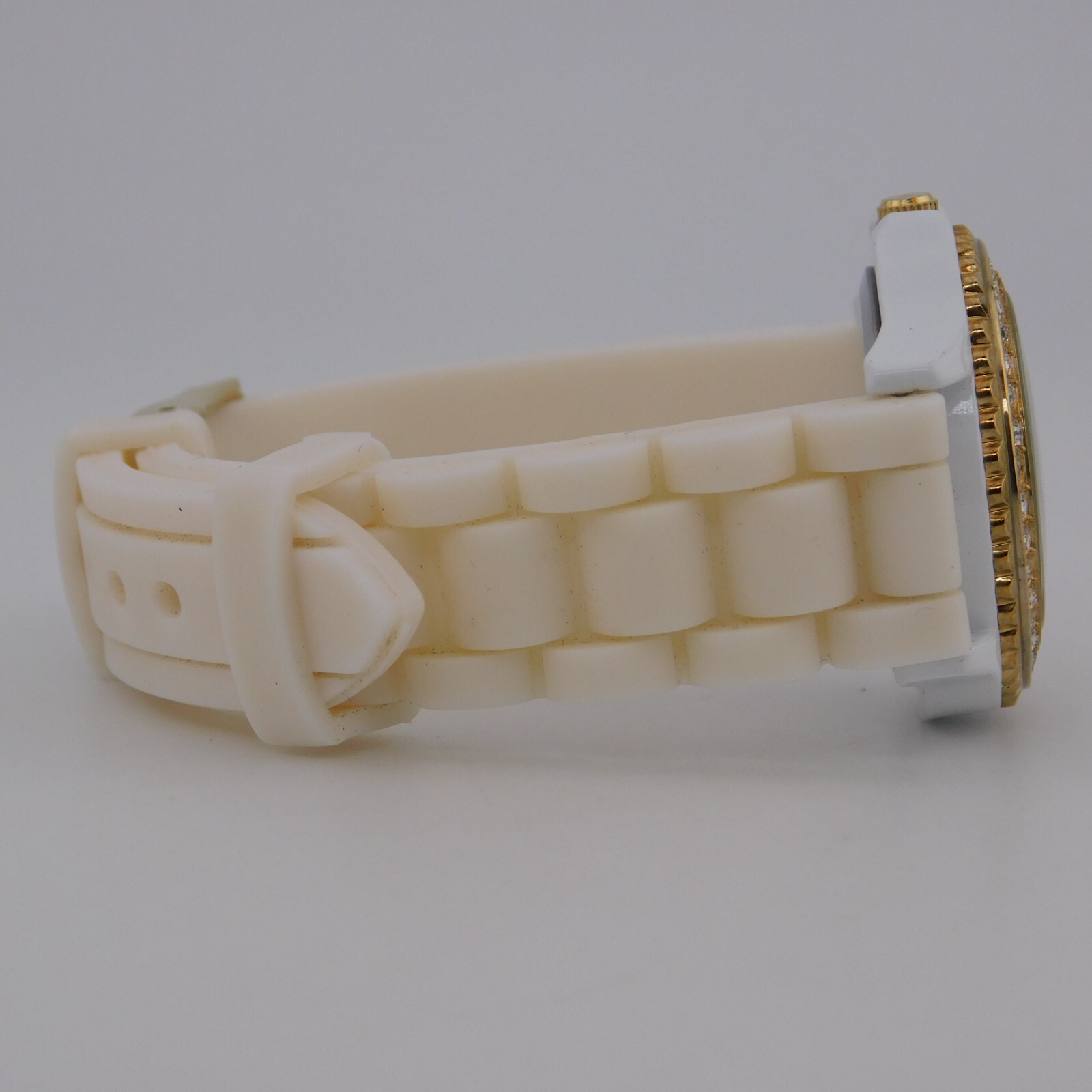 Geneva No:7805 White-Tone Quartz Analog Women’s Watch New Battery