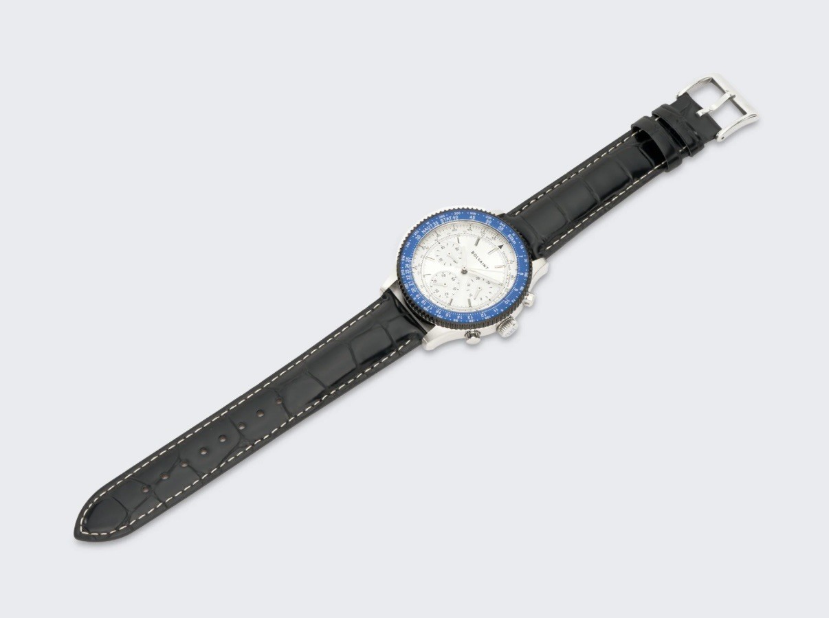Bolvaint Marquis Chronograph Blanc in blue Men’s Watch