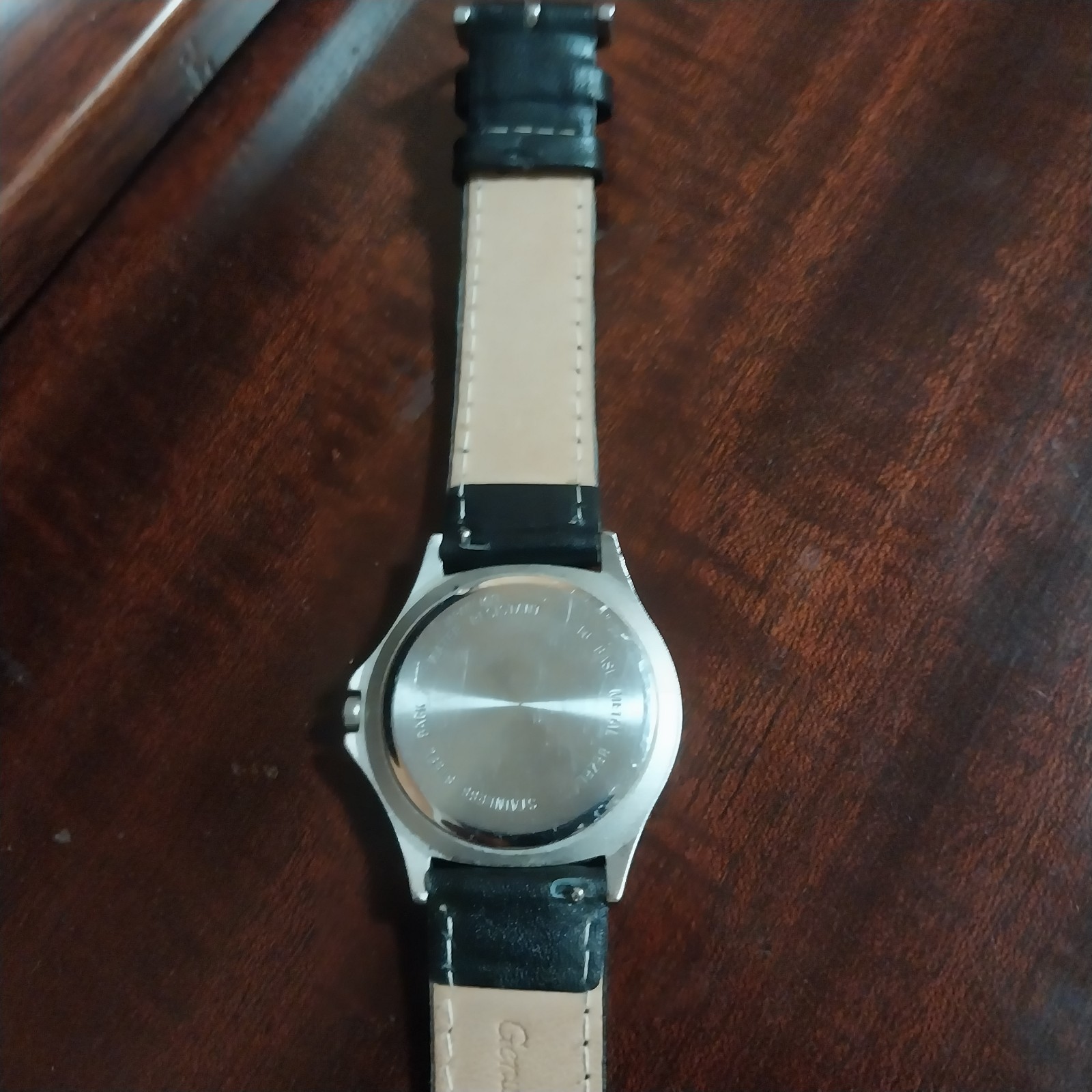 Harley Davidson Watch With Black Leather Band
