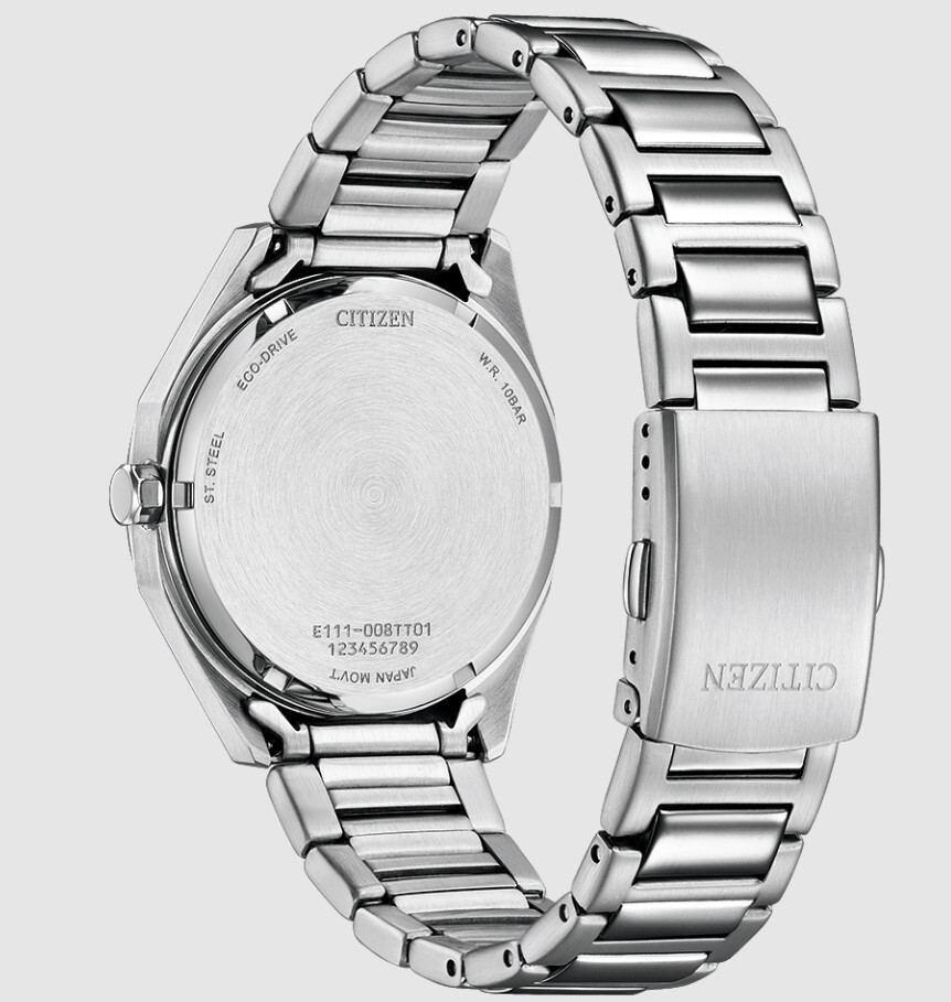 Citizen Men’s Classic Eco-Drive Silver Stainless Steel Watch 20 MM BM7620-83E