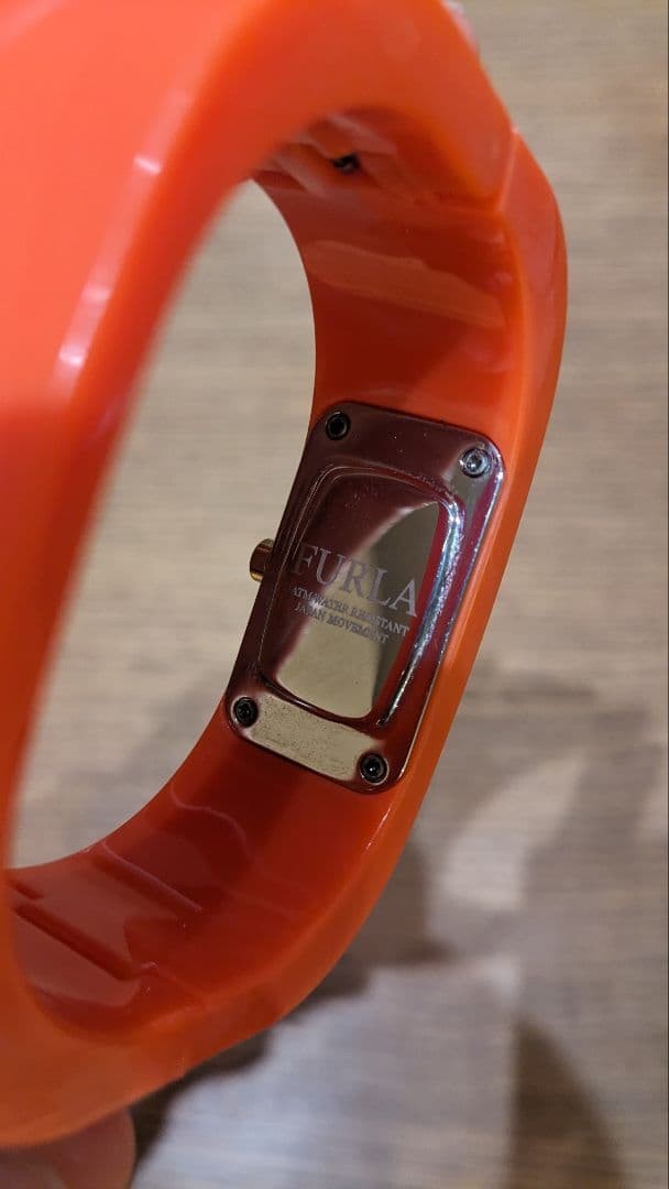FURLA Watch Orange Quartz ique Design