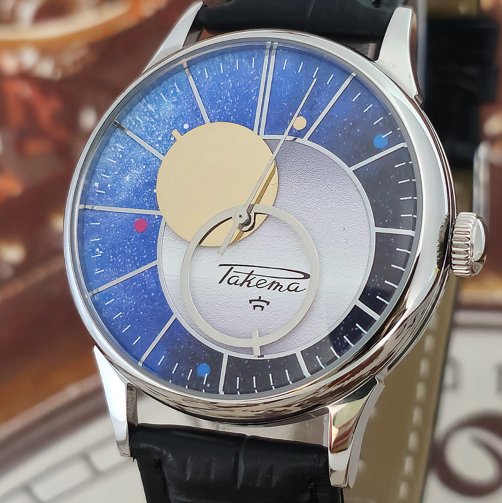 Vintage Watch USSR RAKETA Copernik 2609.HA Planets Wristwatch Copernic Space