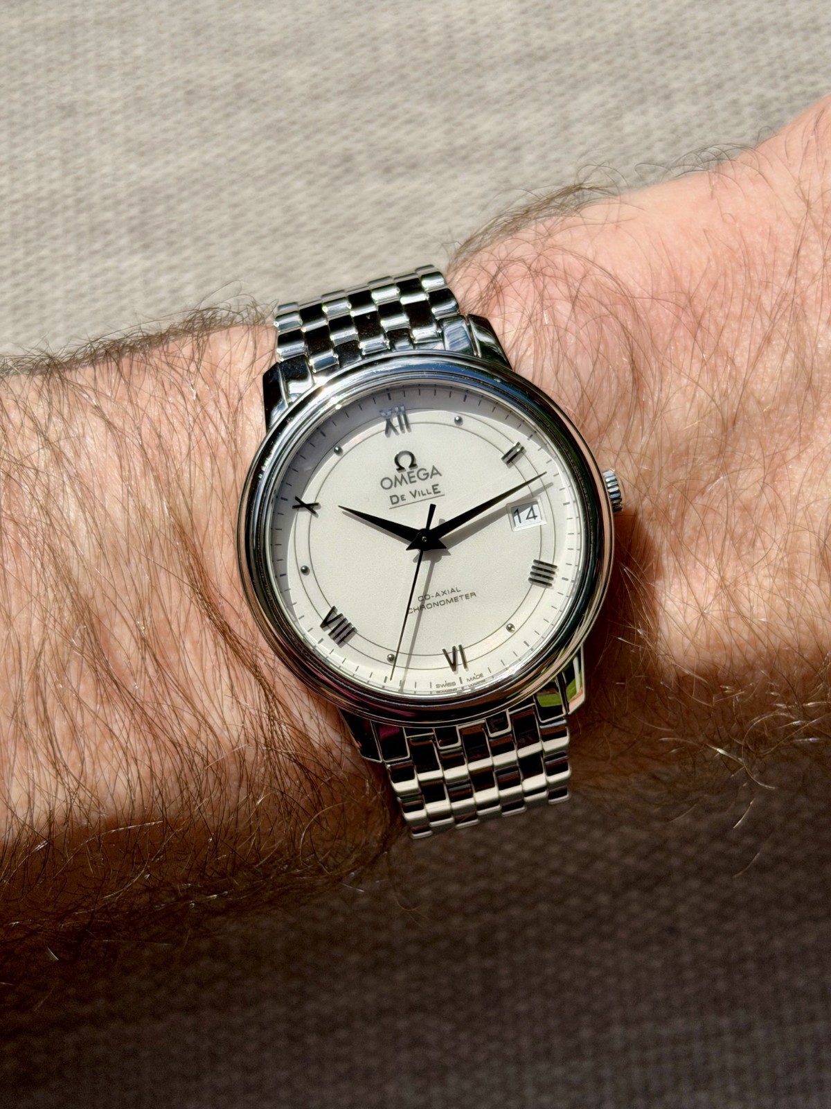 Omega DeVille Coaxial Chronometer 424.10.37.20.04.001 – 37mm Cal. 2500 Auto
