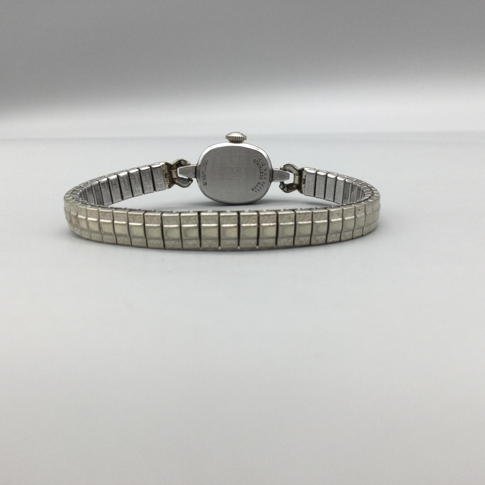 Vintage Hamilton Womens 10K RGP Watch 14mm Cream Dial Manual Dress Bracelet