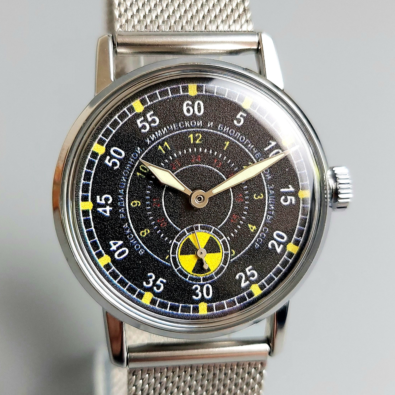 Soviet Wristwatch Pobeda Military Vintage Mechanical Men’s Watch Serviced