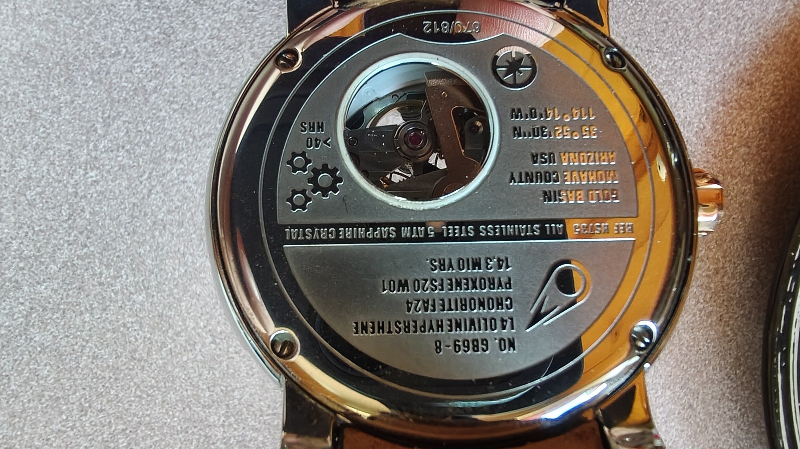 Kornsegler Meteorit Automatic watch steel blue