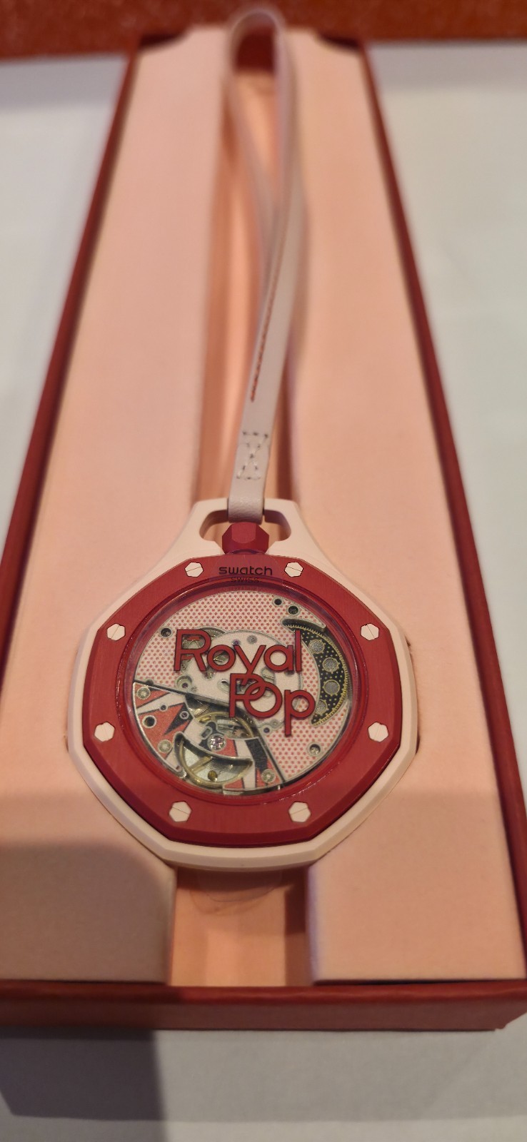 Swatch X AP – Otto Rosso- Warranty Card + Receipt – Fast insured delivery