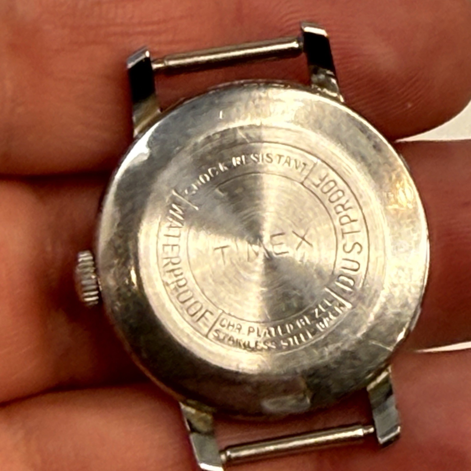 Vintage 1960s Womens Timex Mechanical Watch 27mm 12mm Lug Runs EUC