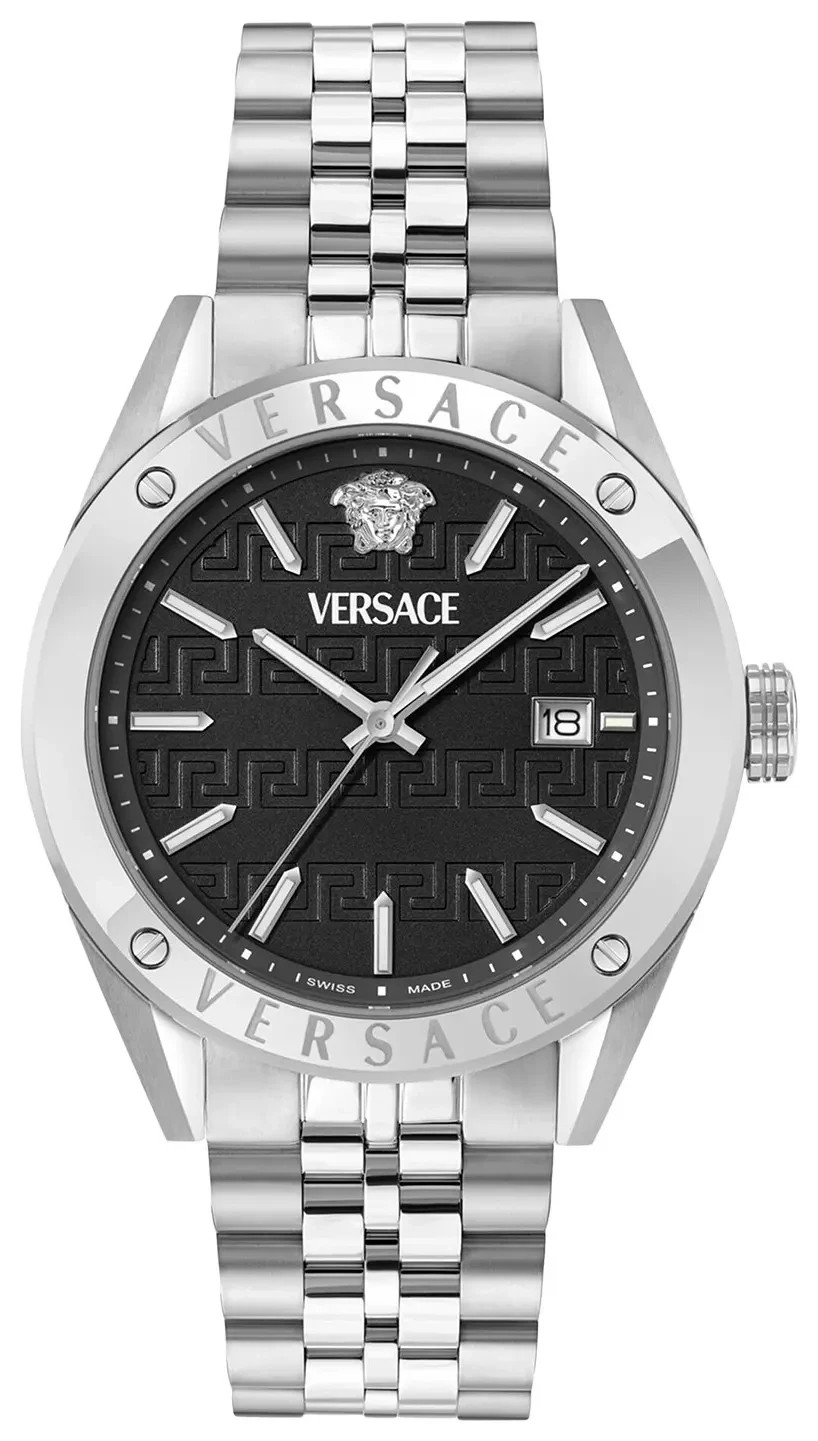 Versace Athletics VEKHA0425 Men’s Black Dial 41mm Swiss Quartz Sapphire Watch