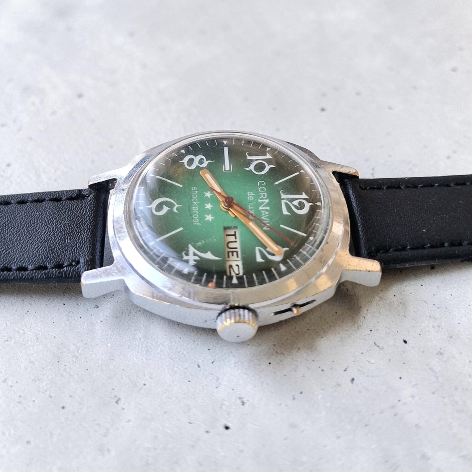 Rare Soviet Mechanical USSR mens watch CORNAVIN Slava 21 jewerly