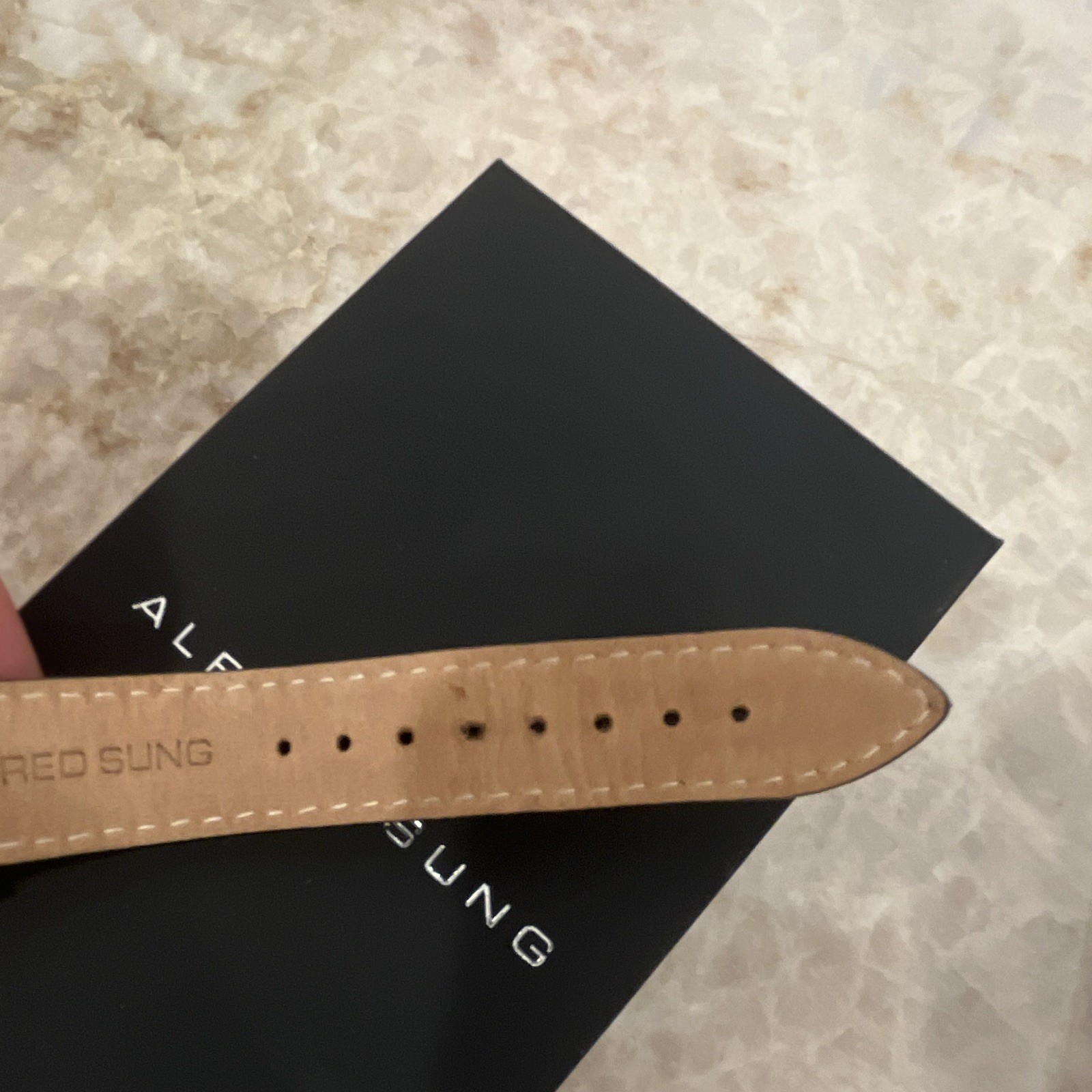 $240 ALFRED SUNG men’s Swiss Heritage 42 MM x 10MM