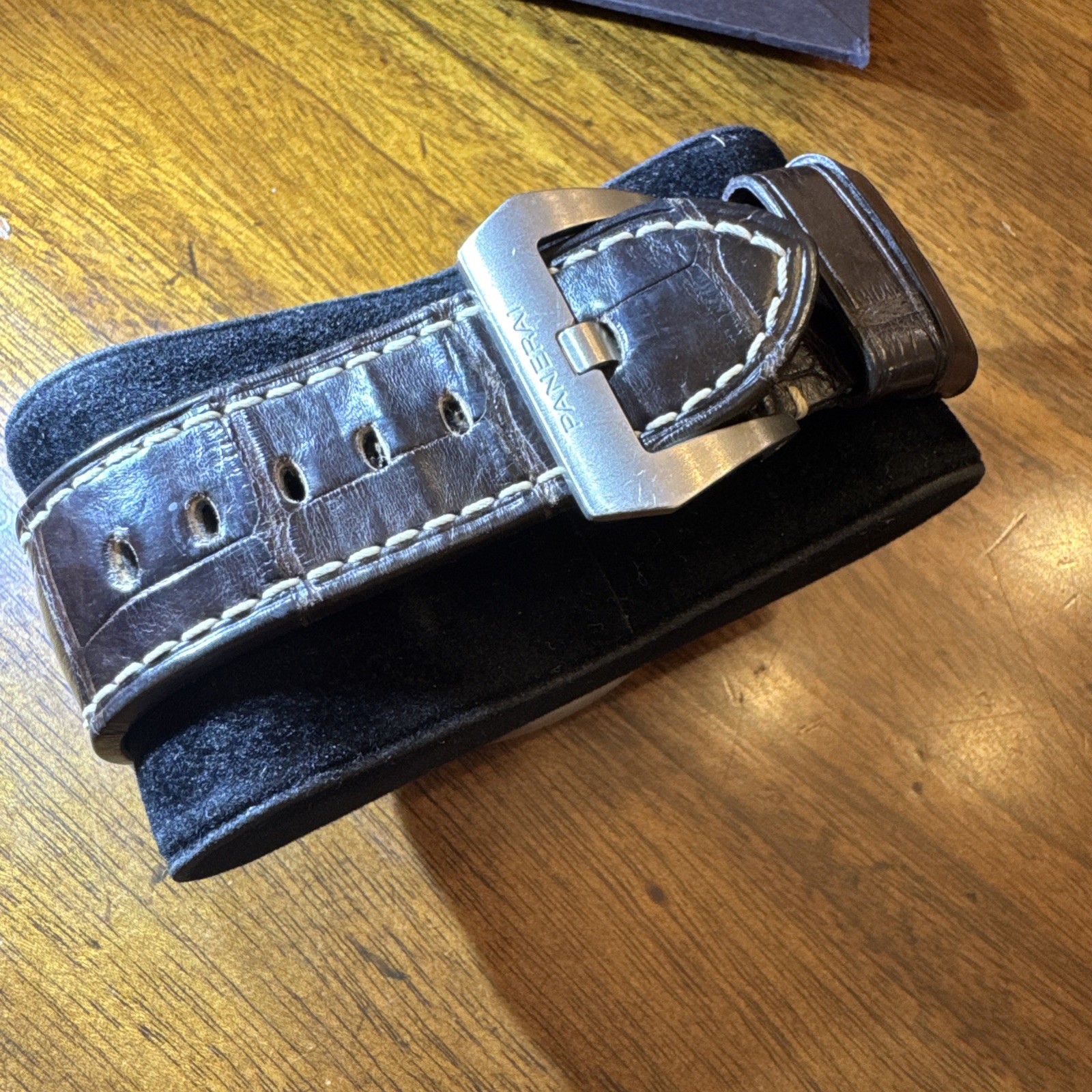 Panerai Luminor Marina 44mm Titanio Tobacco Brown PAM00351 Automatic Strap