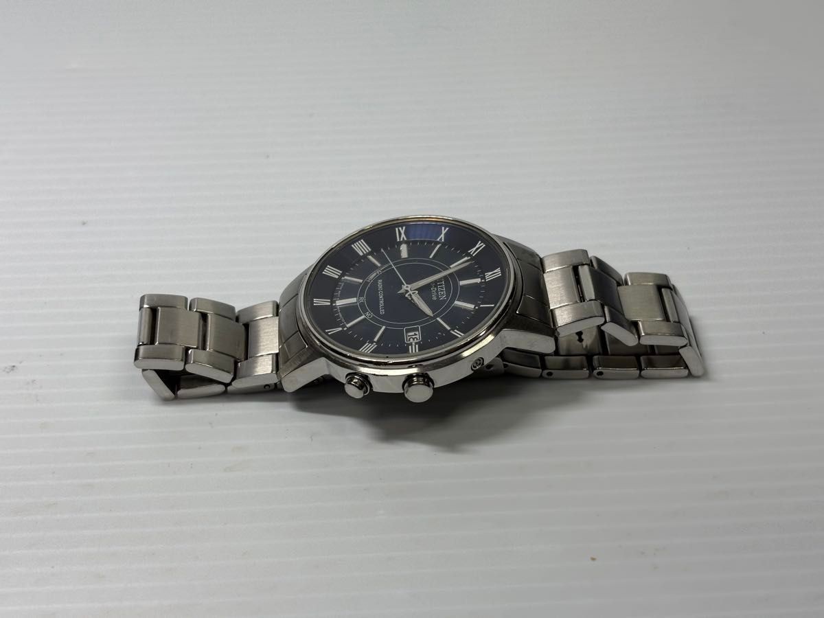 Excellent Condition CITIZEN Eco Drive H415 Radio Solar Date