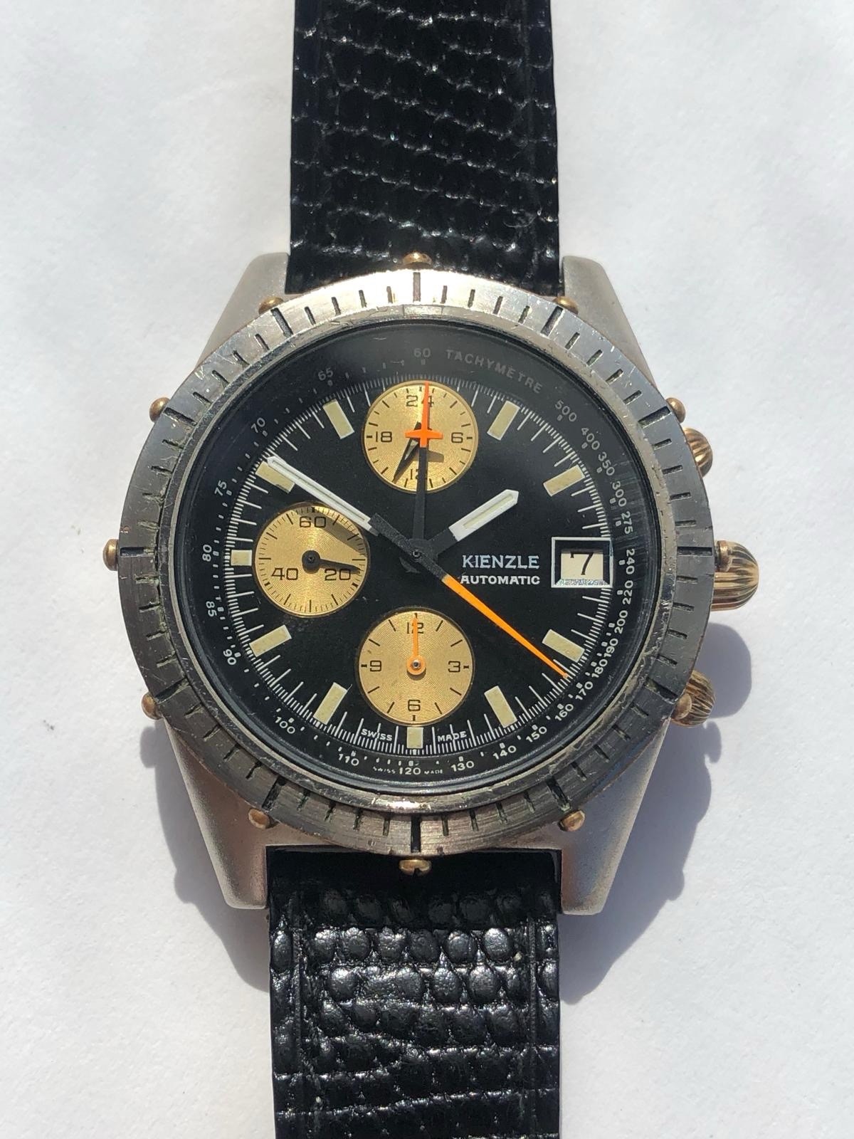 Kienzle Lemania 5100 By Rare Automatic Chronograph Good Working