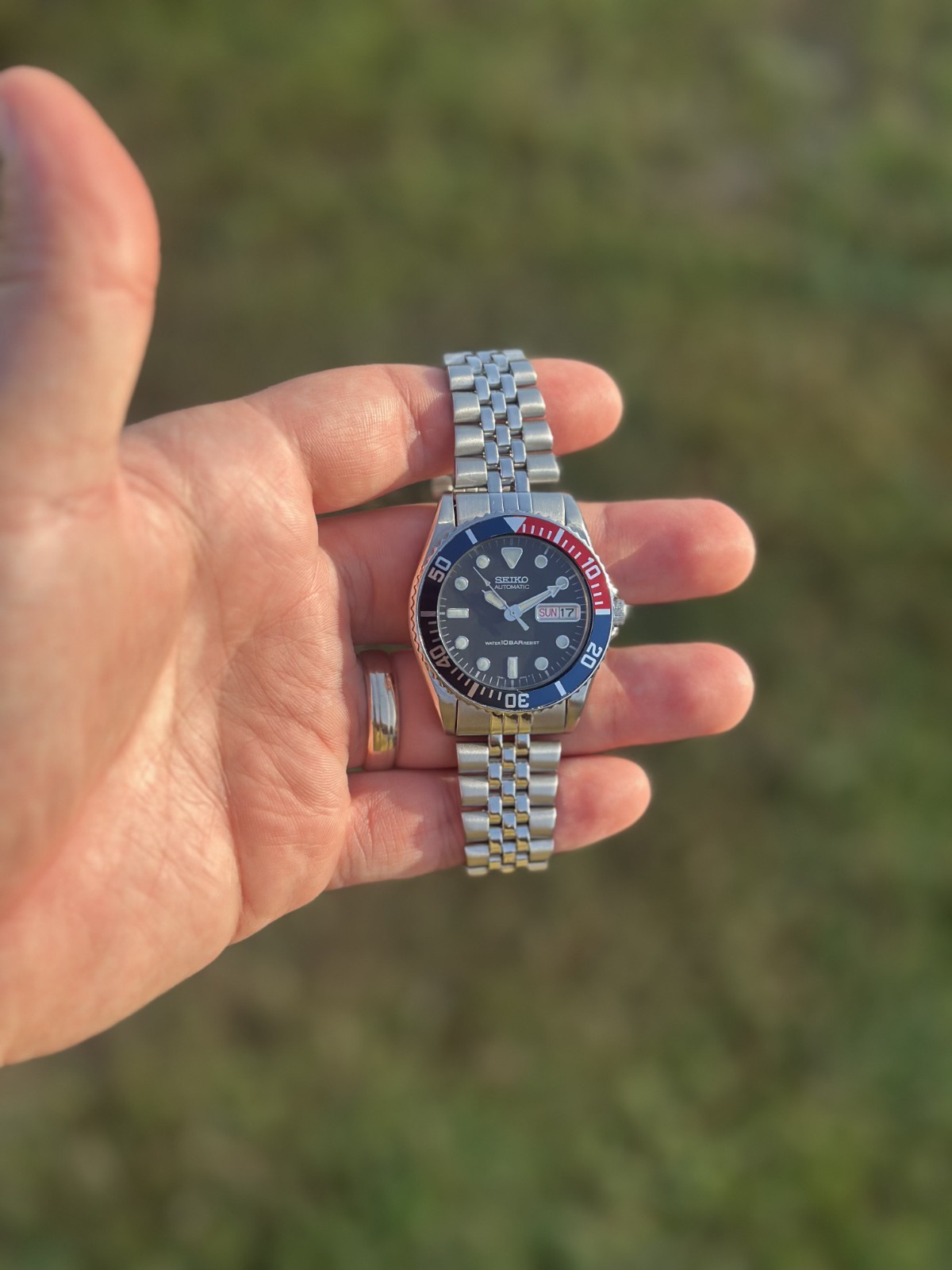 Seiko 10Bar Skx025 7s26-0050 38mm Automatic Watch